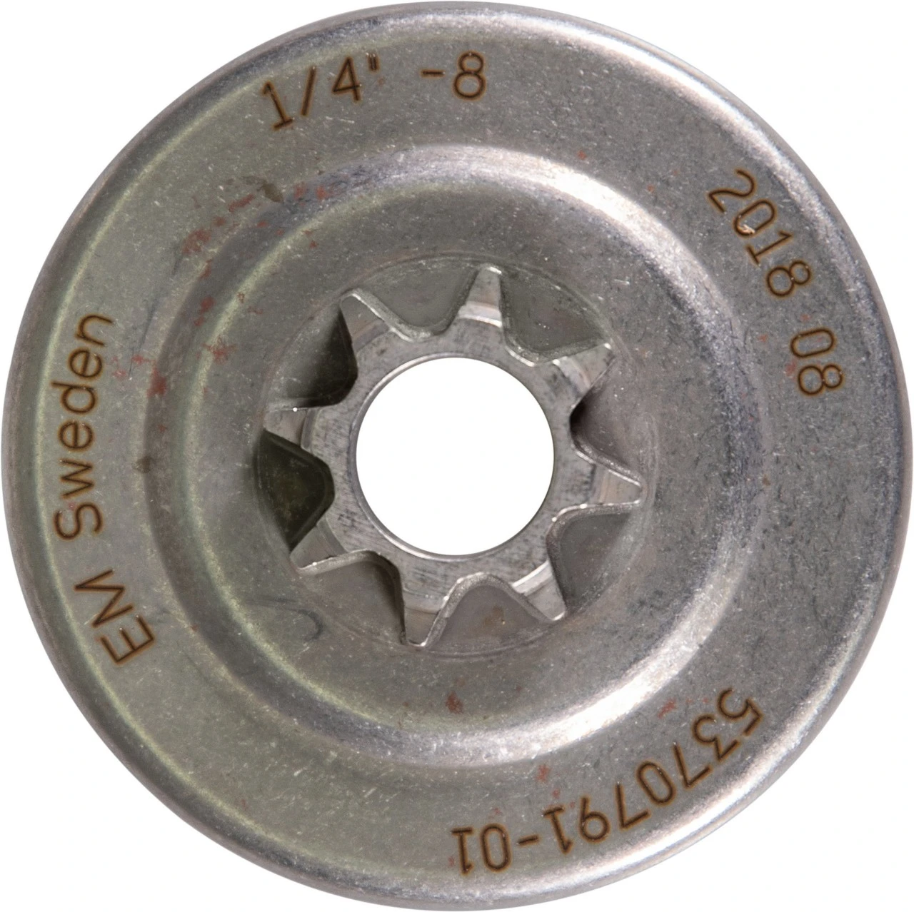 Husqvarna Stjernehjul Komplet Med Nåleleje Og Drev 1/4", 8 Tænder 3 Husqvarna Stjernehjul Komplet Med Nåleleje Og Drev 1/4", 8 Tænder