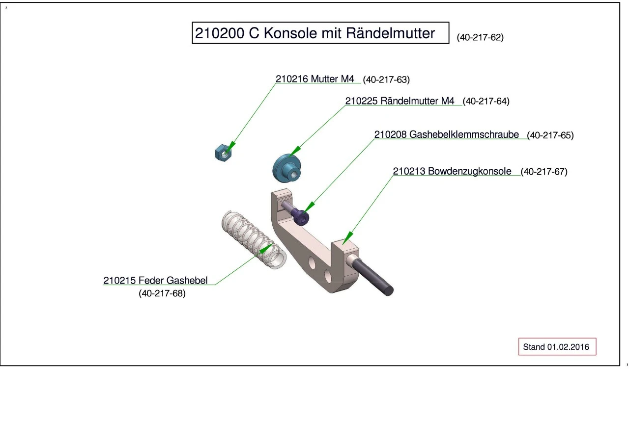 Klemskrue Til Gasspjældsarm 3 Klemskrue Til Gasspjældsarm