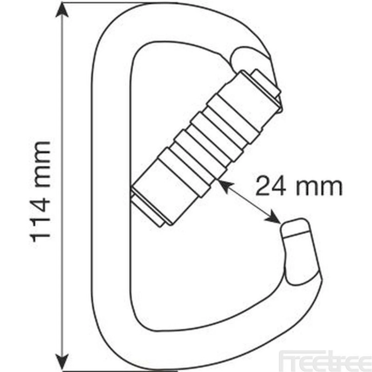 Camp Karabin Stål 4 Camp Karabin Stål - Billede 2
