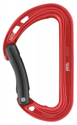 Petzl-karabin I Metal Spirit Bøjet