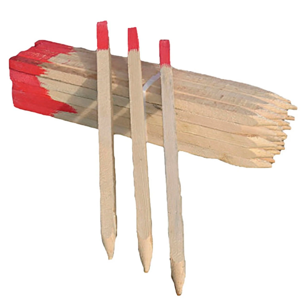 Afsætningspæl M. Rød Top 60 Cm 3 Afsætningspæl M. Rød Top 60 Cm