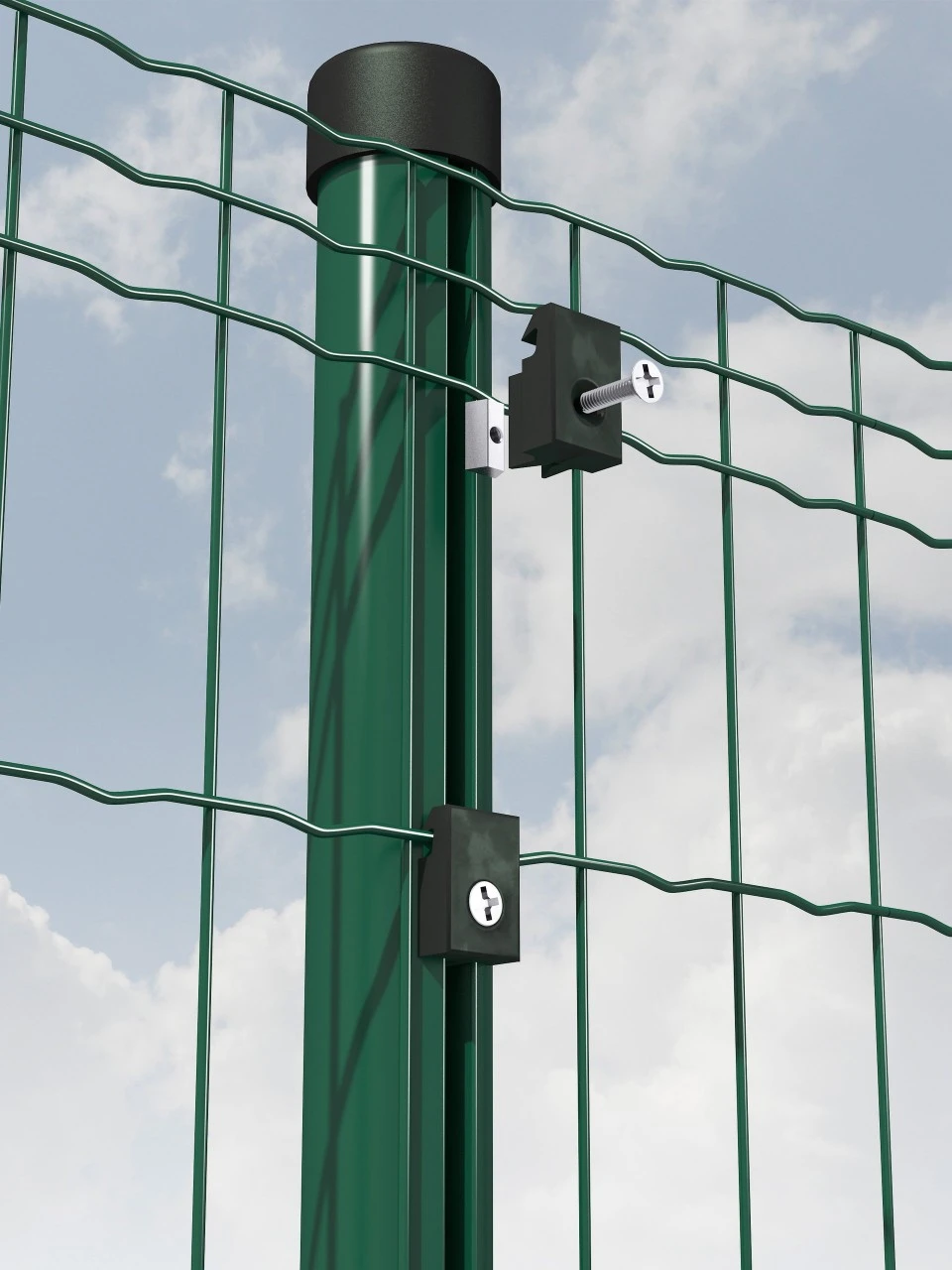 Hegnspæl Med Justerbare Spændetrådsholdere 3 Hegnspæl Med Justerbare Spændetrådsholdere