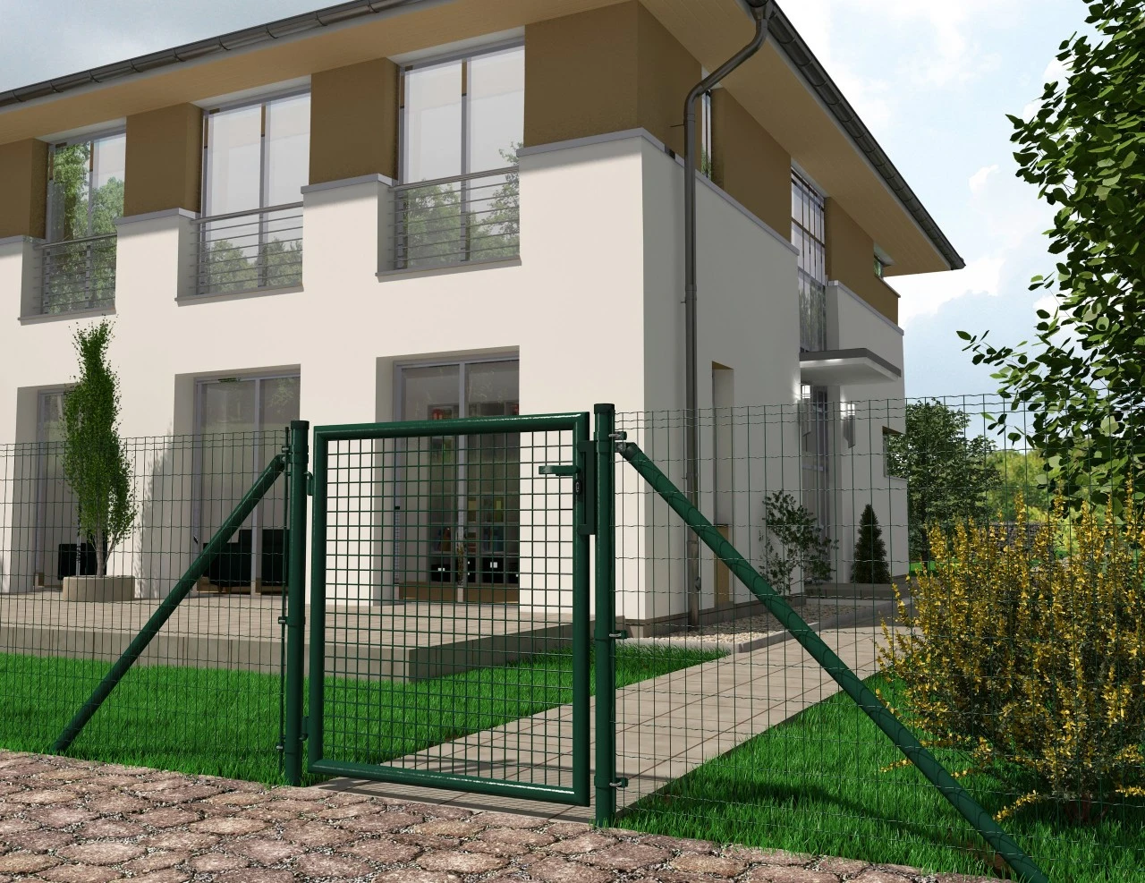 Hegnspæl Med Justerbare Spændetrådsholdere 4 Hegnspæl Med Justerbare Spændetrådsholdere - Billede 2