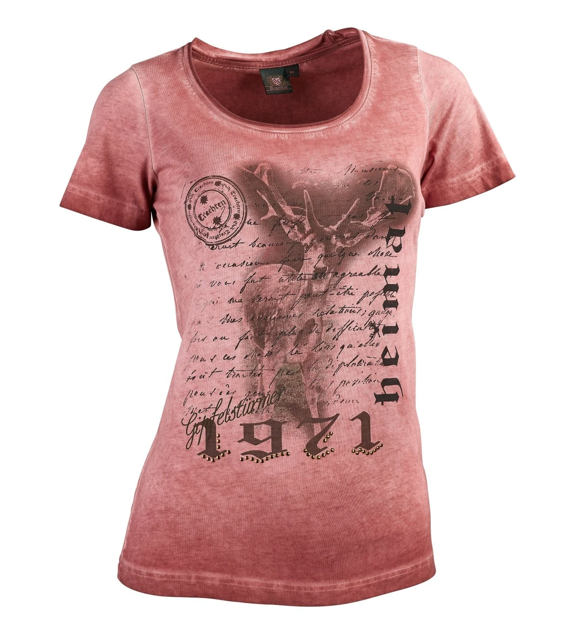 OS-Trachten Kvinde-T-shirt Med Tryk 3 OS-Trachten Kvinde-T-shirt Med Tryk