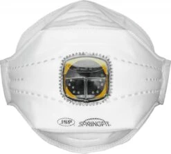 JSP Engangs åndedrætsmaske Springfit FFP2 Med Typhoonventil