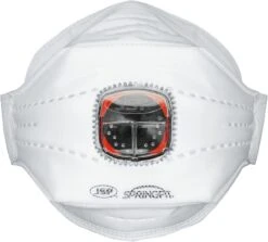JSP Engangs åndedrætsmaske Springfit FFP3 Med Typhoonventil