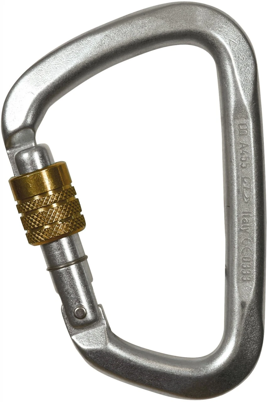 Large D-skruekarabin - Stål 3 Large D-skruekarabin - Stål