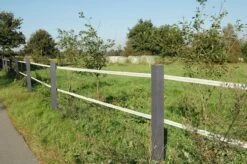 Hanit Plastik-recycling-firkantede Pæle