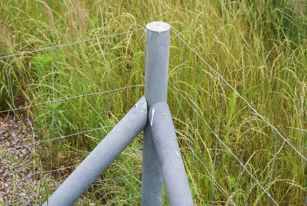 Hanit Stålrørsarmeret Plastik-recycling-pæl Med Spids 4 Hanit Stålrørsarmeret Plastik-recycling-pæl Med Spids - Billede 2