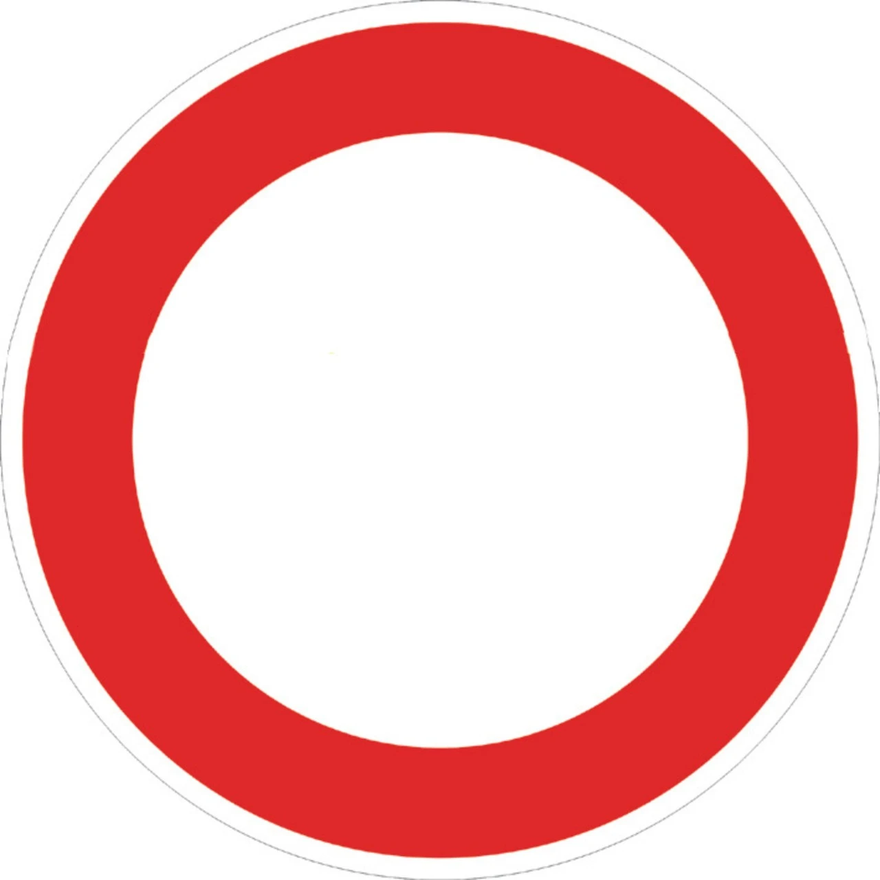 Skilt Al Kørsel Forbudt 3 Skilt Al Kørsel Forbudt