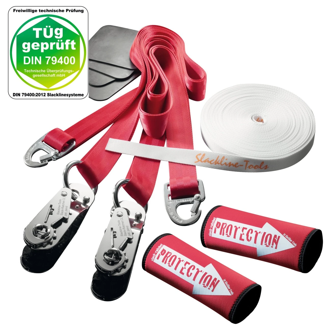 Slackline-sæt Clip'n Slack 3 Slackline-sæt Clip'n Slack