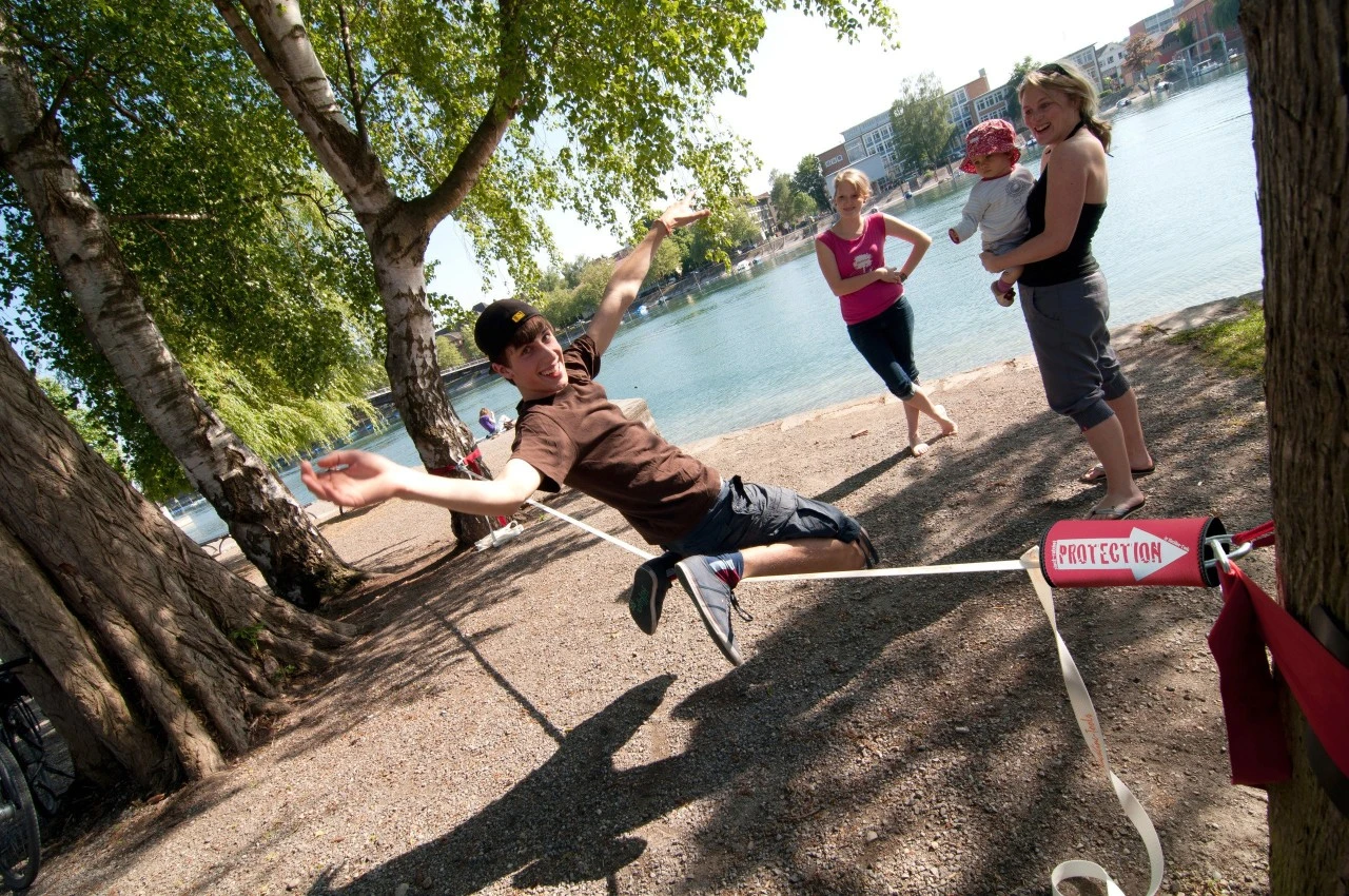 Slackline-sæt Clip'n Slack 5 Slackline-sæt Clip'n Slack - Billede 3