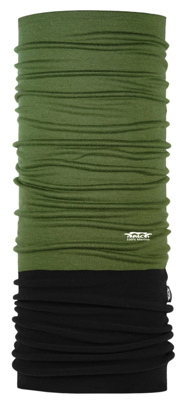 P.A.C. Multifunktionstørklæde Merino Fleece 3 P.A.C. Multifunktionstørklæde Merino Fleece