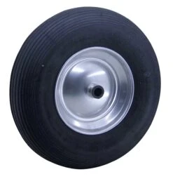 Gummihjul 400/100 Stålplade