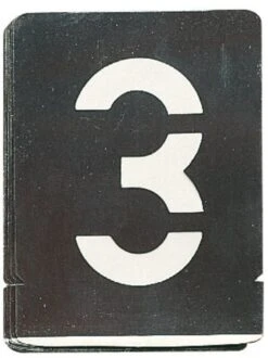 Afmærknings Skabeloner - Med Tal