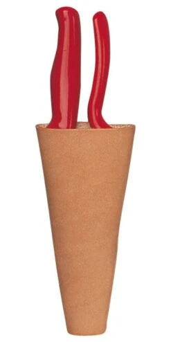 Læderskede Med Stålclips