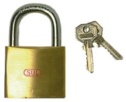 Massiv Messing-cylinder-hængelås